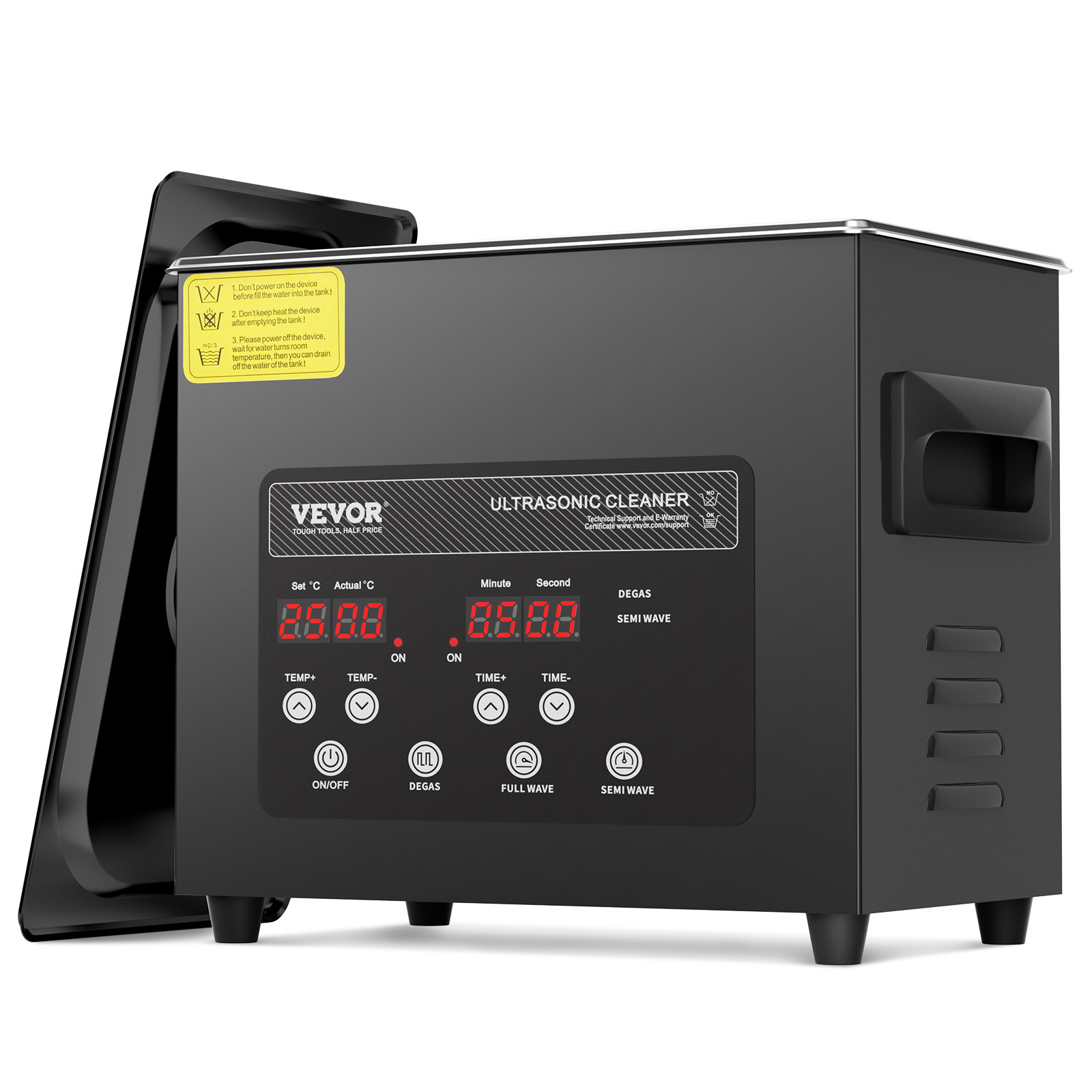 TEMU 3l Ultra Cleaner, 120w Digital Ultrasonic Cleaning Machine With Gentle Mode & Upgraded Degassing, 40khz Ultrasound Cleaner Machine With Heater &