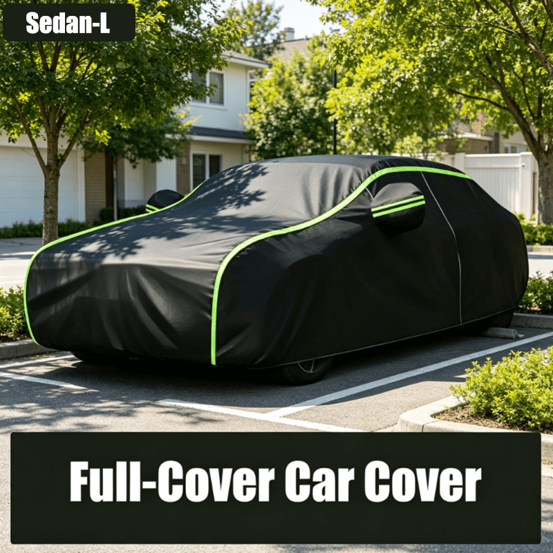 TEMU Professional Car Cover Set Available In 4 Precise Sizes Suv-yl Suv-yxl Sedan-l Sedan-xl, From High-strength 100% Polyethylene Tarpaulin Material
