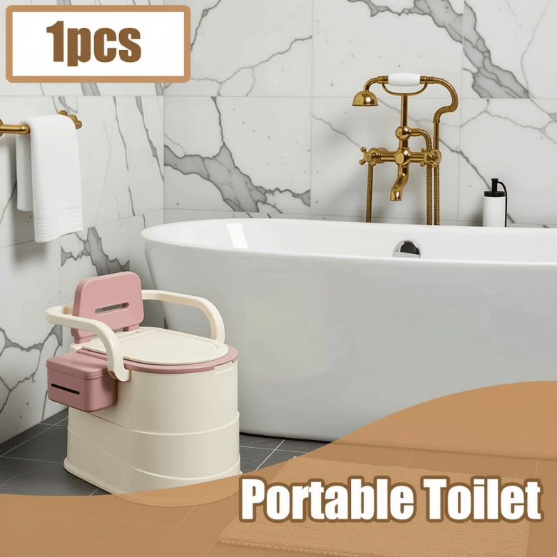 Emergency portable toilet, temporary restroom solution, essential for camping and construction sites. Easy to use, ready to use, made of high-density plastic, sturdy and easy to clean. Clean and odor-free, available in multiple colors to meet personalized needs. Popular search: temporary toilet facilities, Valentine for home. - Image 3