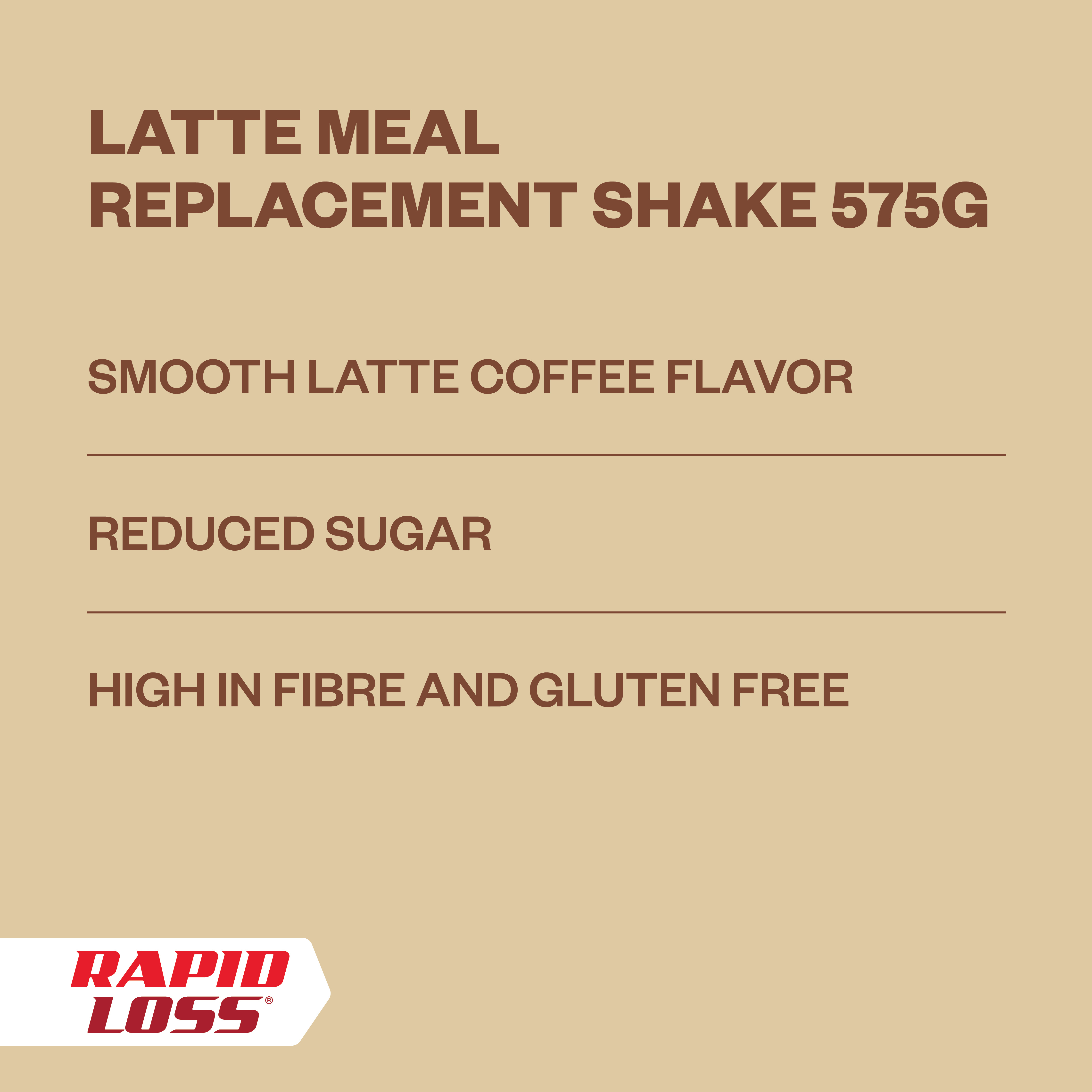 Rapid Loss Meal Replacement Shake 575g