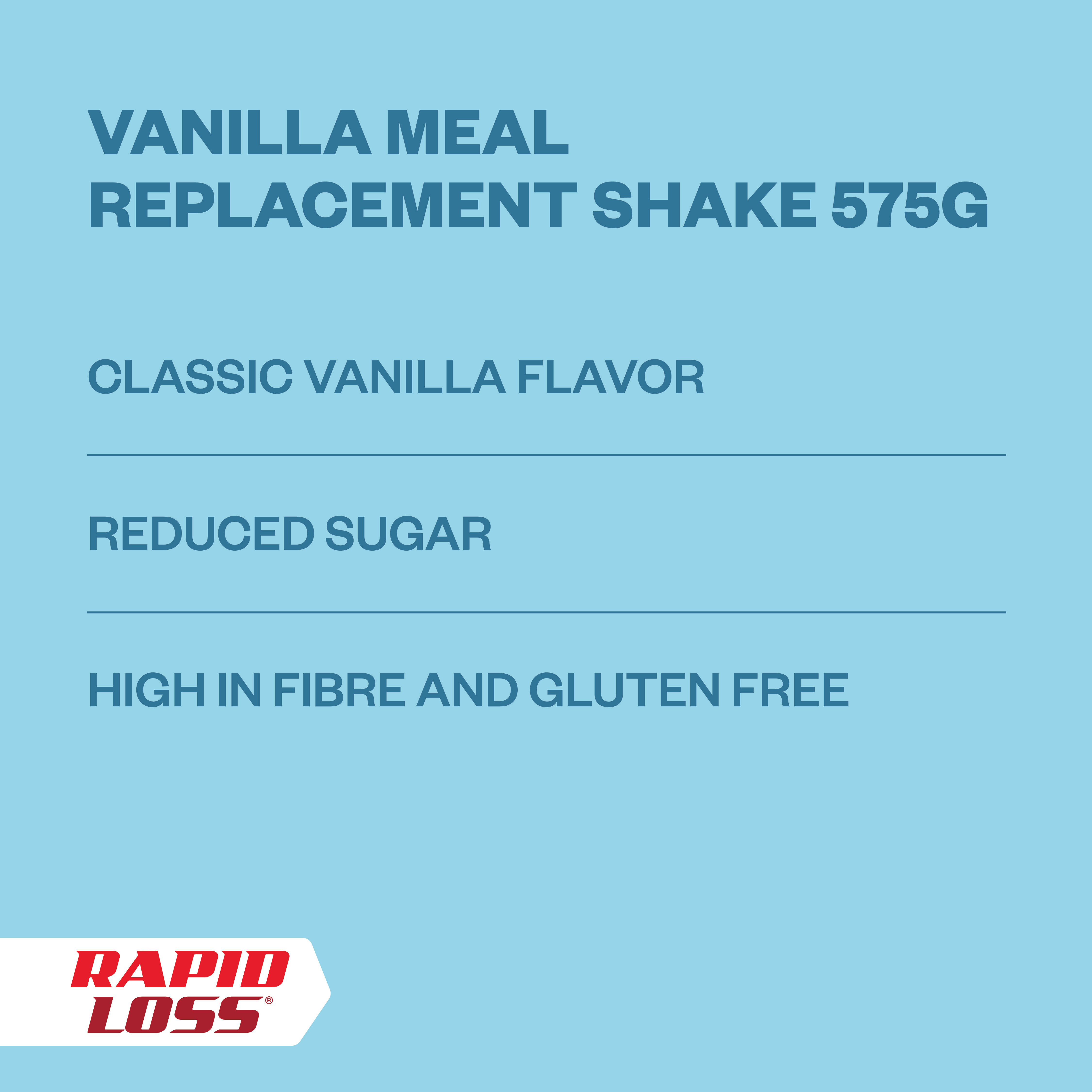 Rapid Loss Meal Replacement Shake 575g