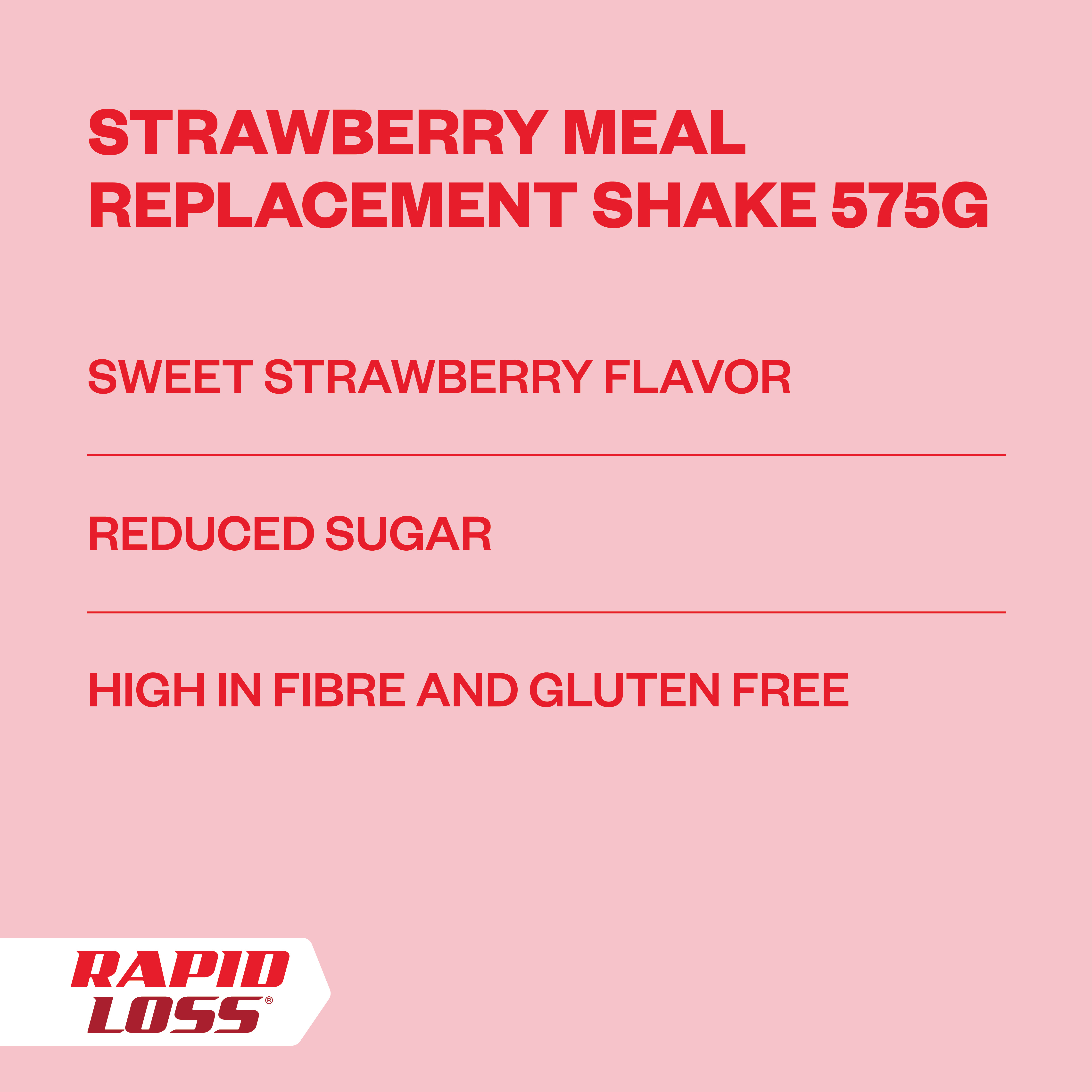 Rapid Loss Meal Replacement Shake 575g