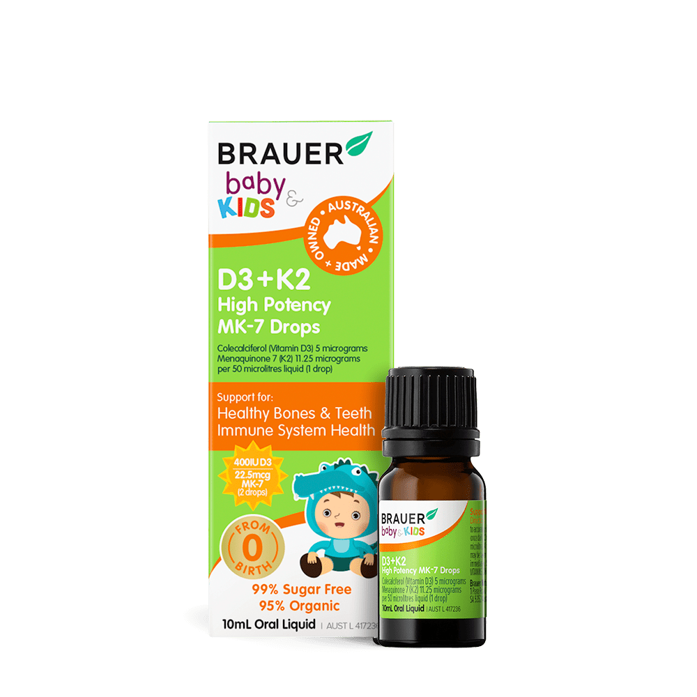 Brauer Baby & Kids D3+K2 MK-7 Drops 10mL