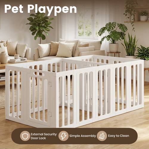 pet playpen with lockable door diy hdpe playpen for small anti slip suction cups indoor outdoor use