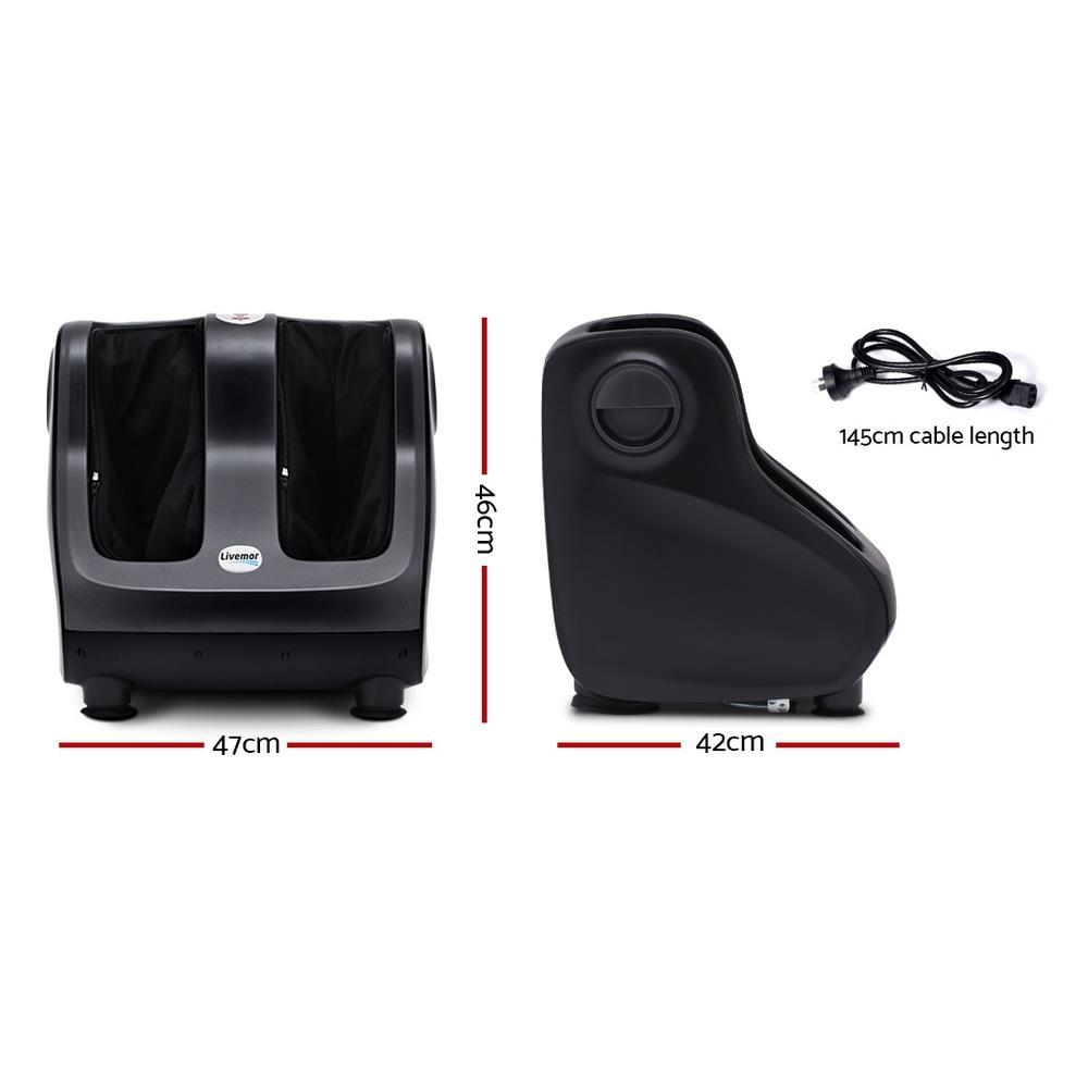 Livemor Foot Massager Electric Massagers Shiatsu Ankle Calf Leg Kneading Rolling