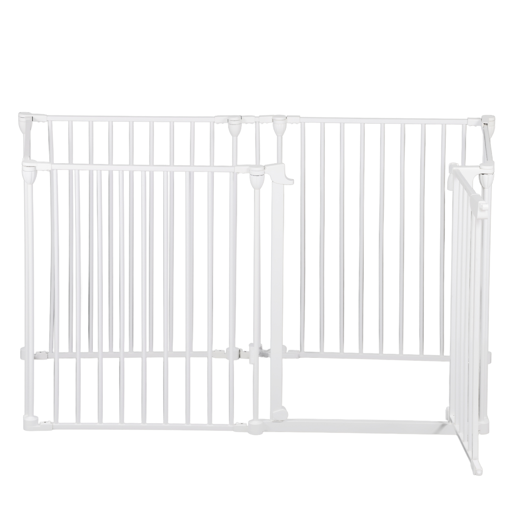 TEMU Pet Playpen 6-panel Expandable & Durable Dog Fence For Indoor & Outdoor, Portable Puppy Playpen With Secure Locking Door