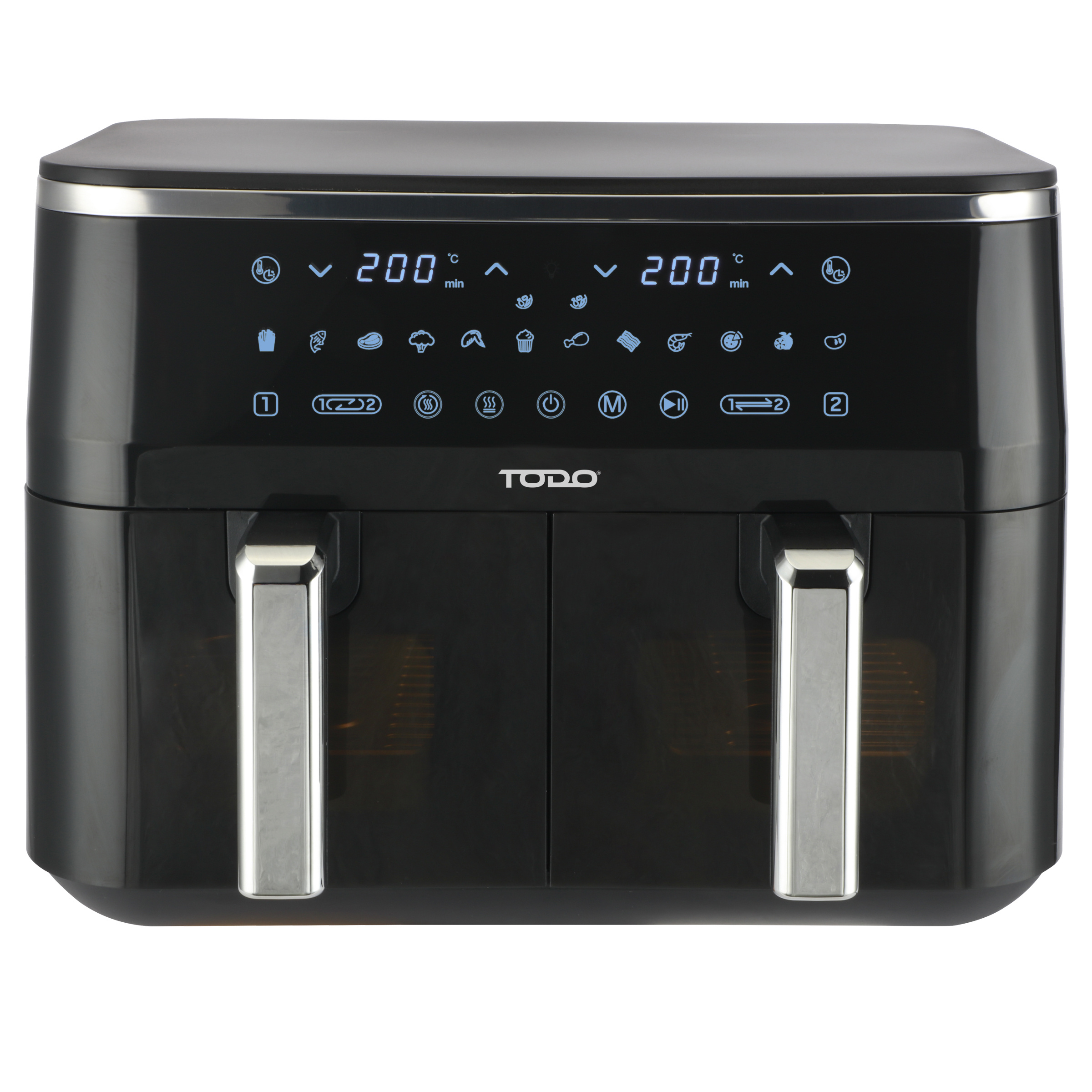 TEMU Todo 9l Air Fryer 2400w Dual Basket Multi Function Cooker