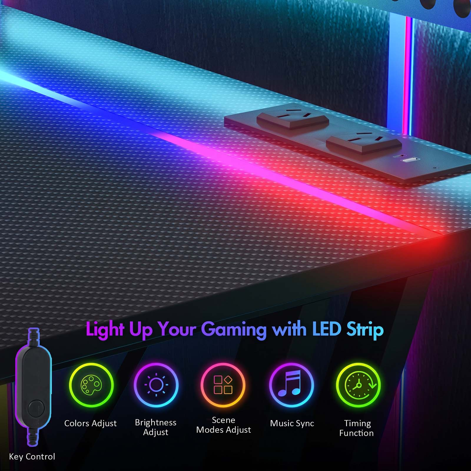 a gaming desk sold on Temu Australia