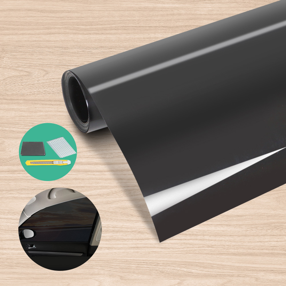 TEMU Giantz Window Tint Film Black Roll 5% Vlt 76cm X 7m Tinting Tools