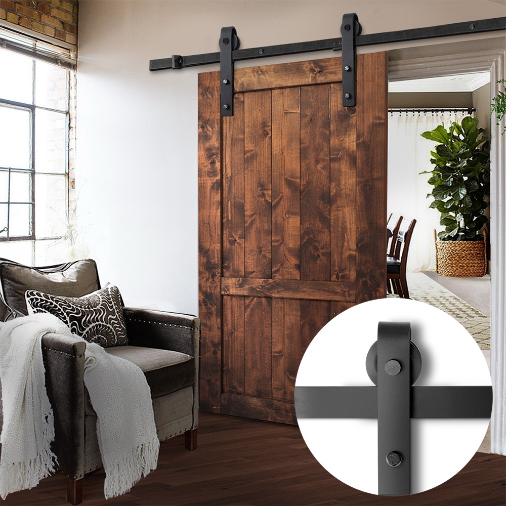 TEMU Sliding Barn Door Hardware Track Set 1.83m