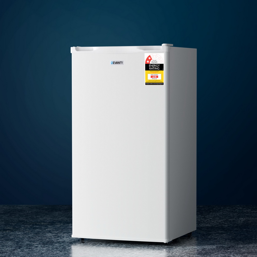   upright freezer fridge refrigerator cooler home office 81l white