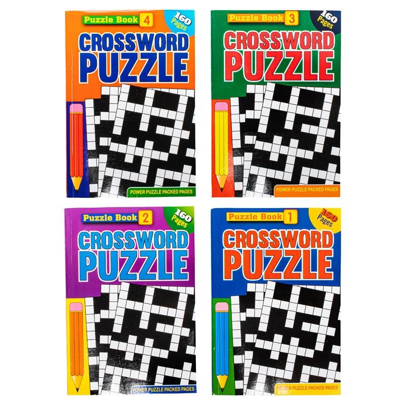 TEMU 4 X A5 Puzzle Book Adults Kids Mind Activity Travel Gift Education (160 Puzzles/book)