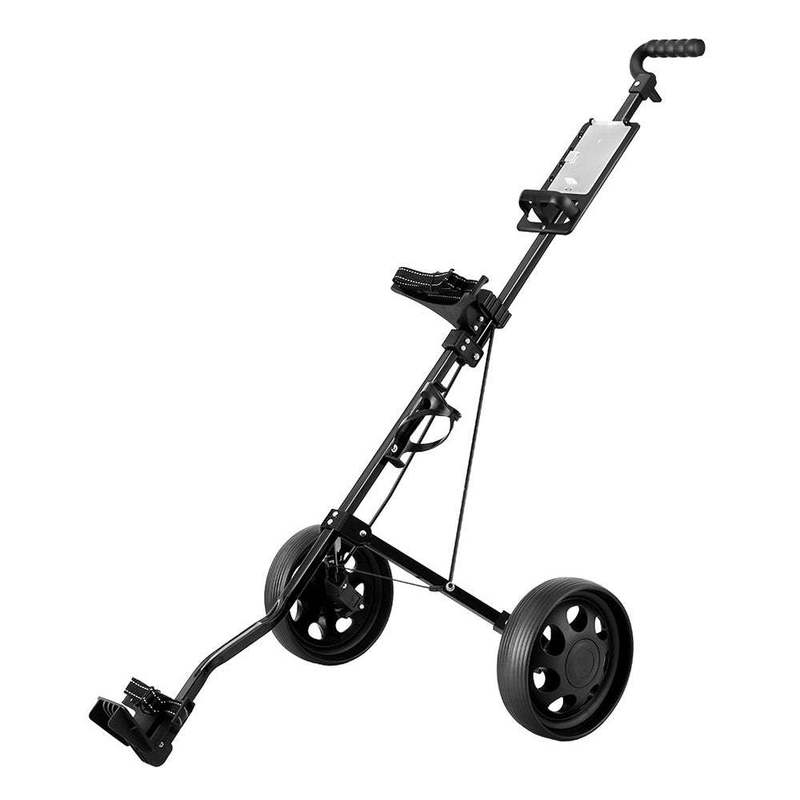 TEMU Golf Buggy Quick Folding Trolley Golf Cart Trolley Cup Holder