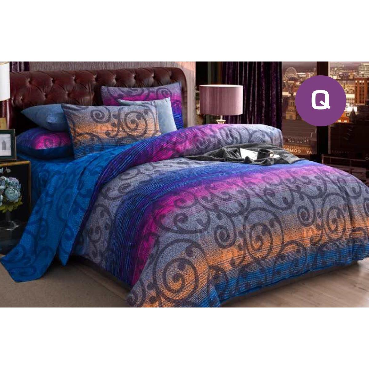 TEMU Mandala Ocean Quilt Duvet Cover Set