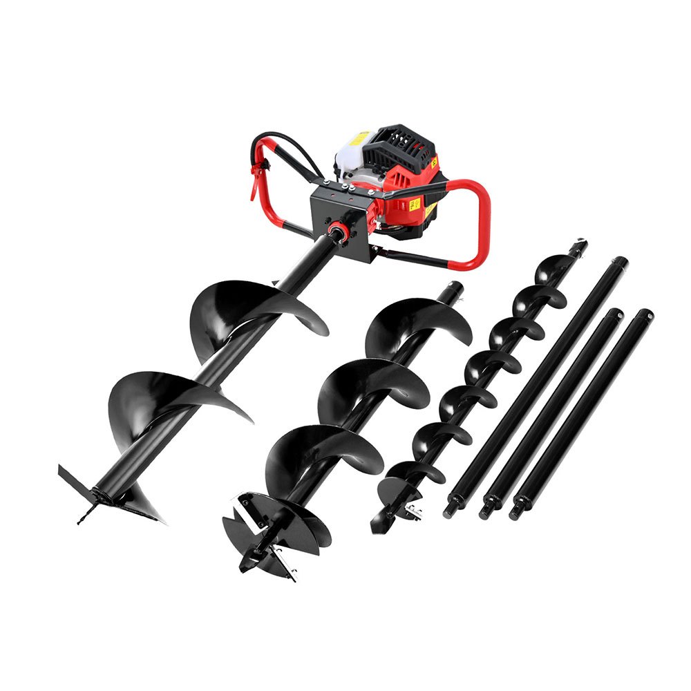   post hole digger petrol motor drill extension auger  