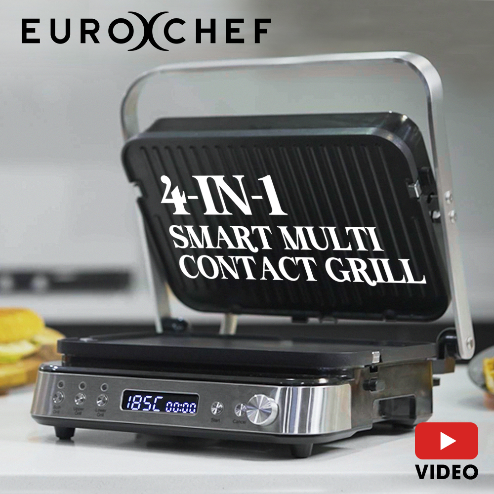 TEMU Contact Grill Panini Waffle Maker Griddle Stainless Steel