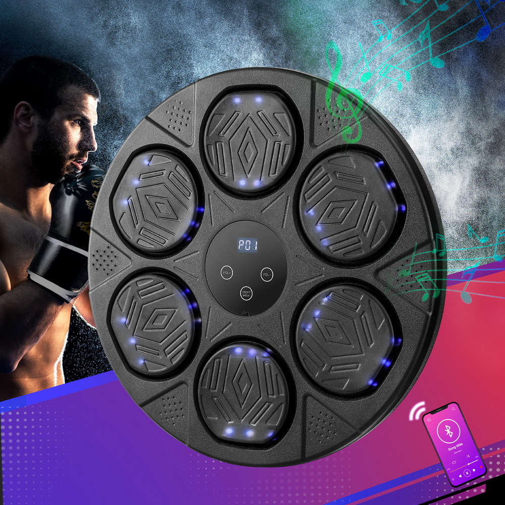 TEMU Everfit Music Boxing Machine Bluetooth Punching Usb Rechargeable Home Gym