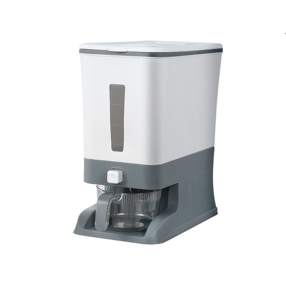 TEMU Cereal Dispenser Rice Storage Grain Food Box 12kg