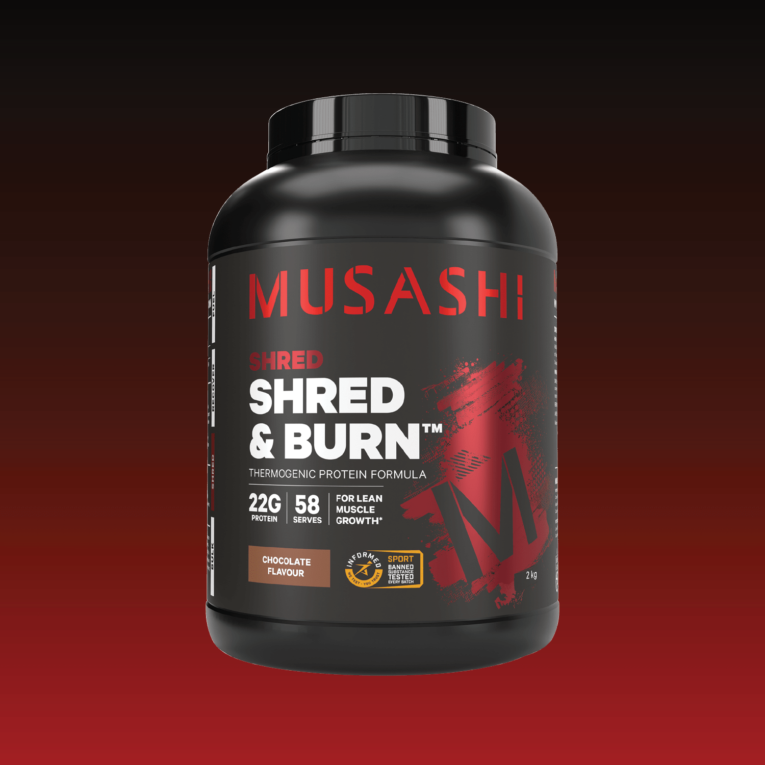 Musashi Shred & Burn Vanilla Milkshake 900G