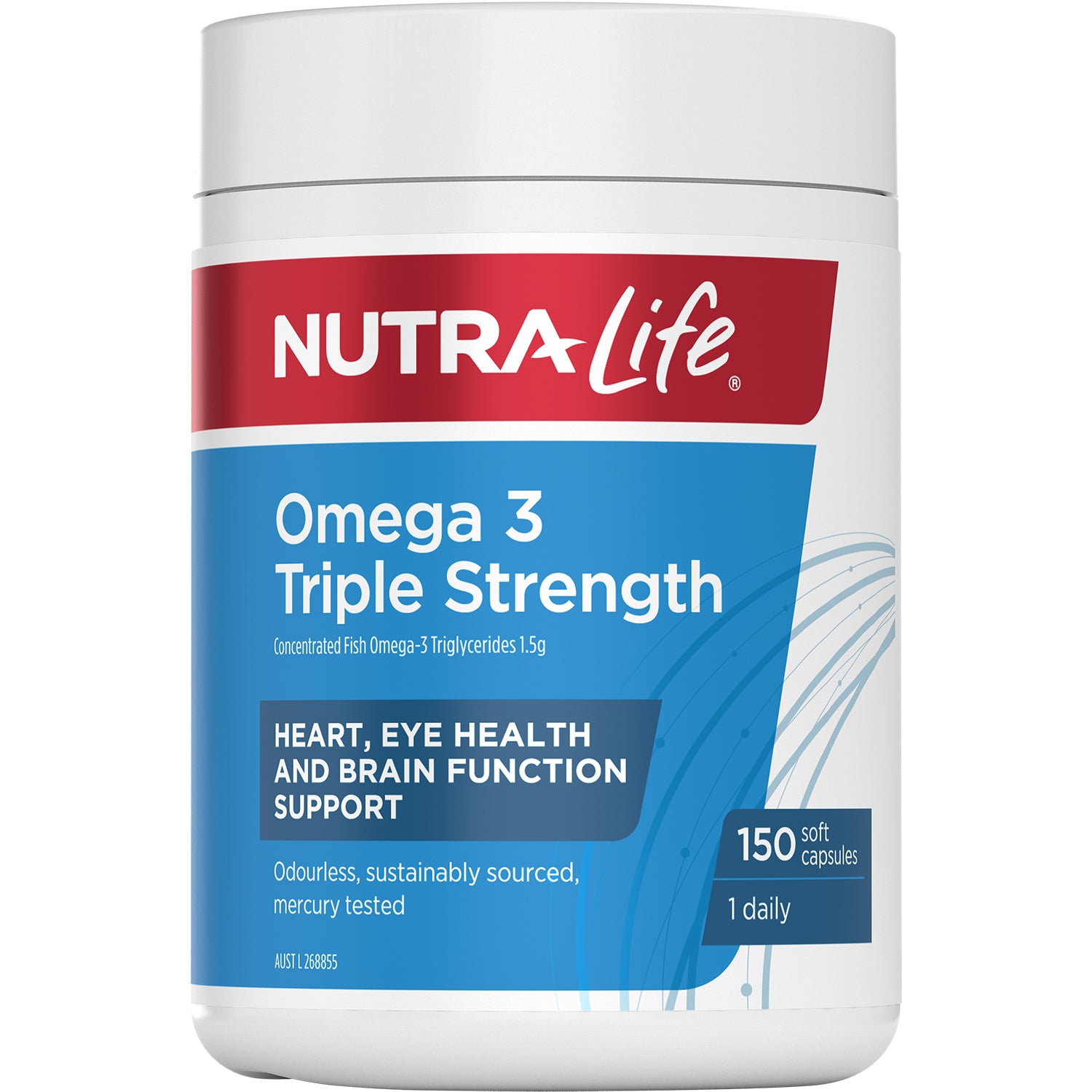 NUTRALIFE OMEGA 3 TRIPLE STRENGTH 150caps