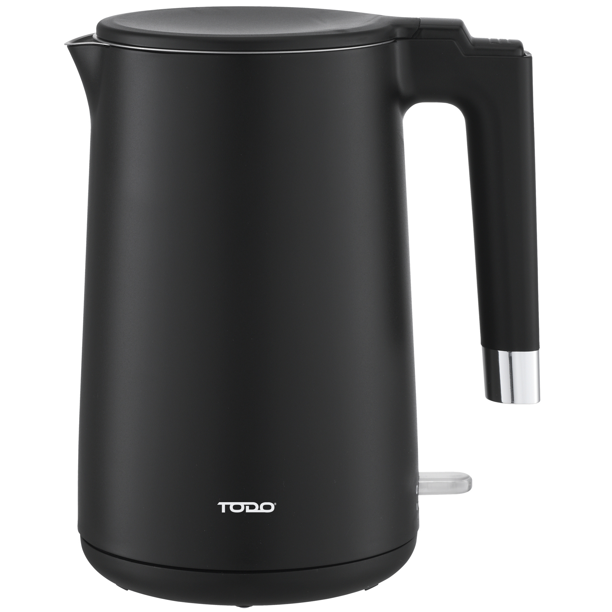 TEMU 1.7l Electric Cordless Kettle Stainless Steel Sus304 Inner Jug - Black