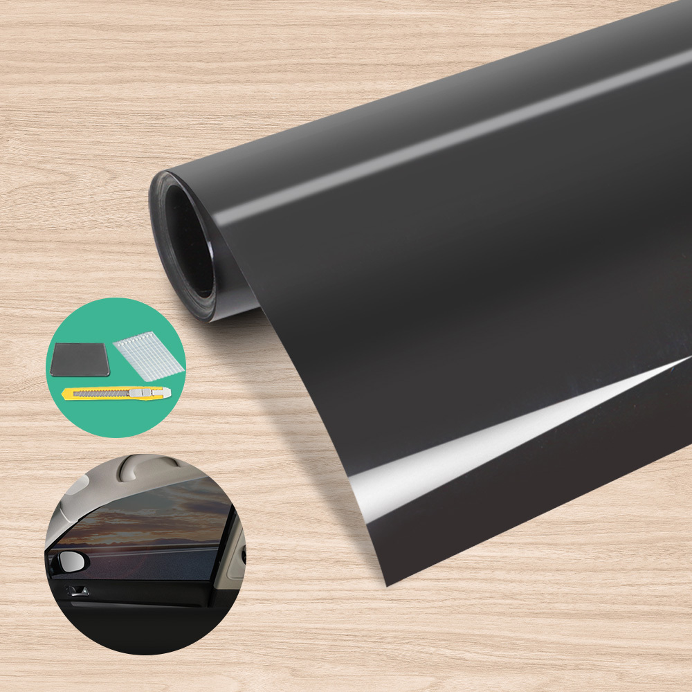 TEMU Giantz Window Tint Film Black Roll 15% Vlt 76cm X 7m Tinting Tools