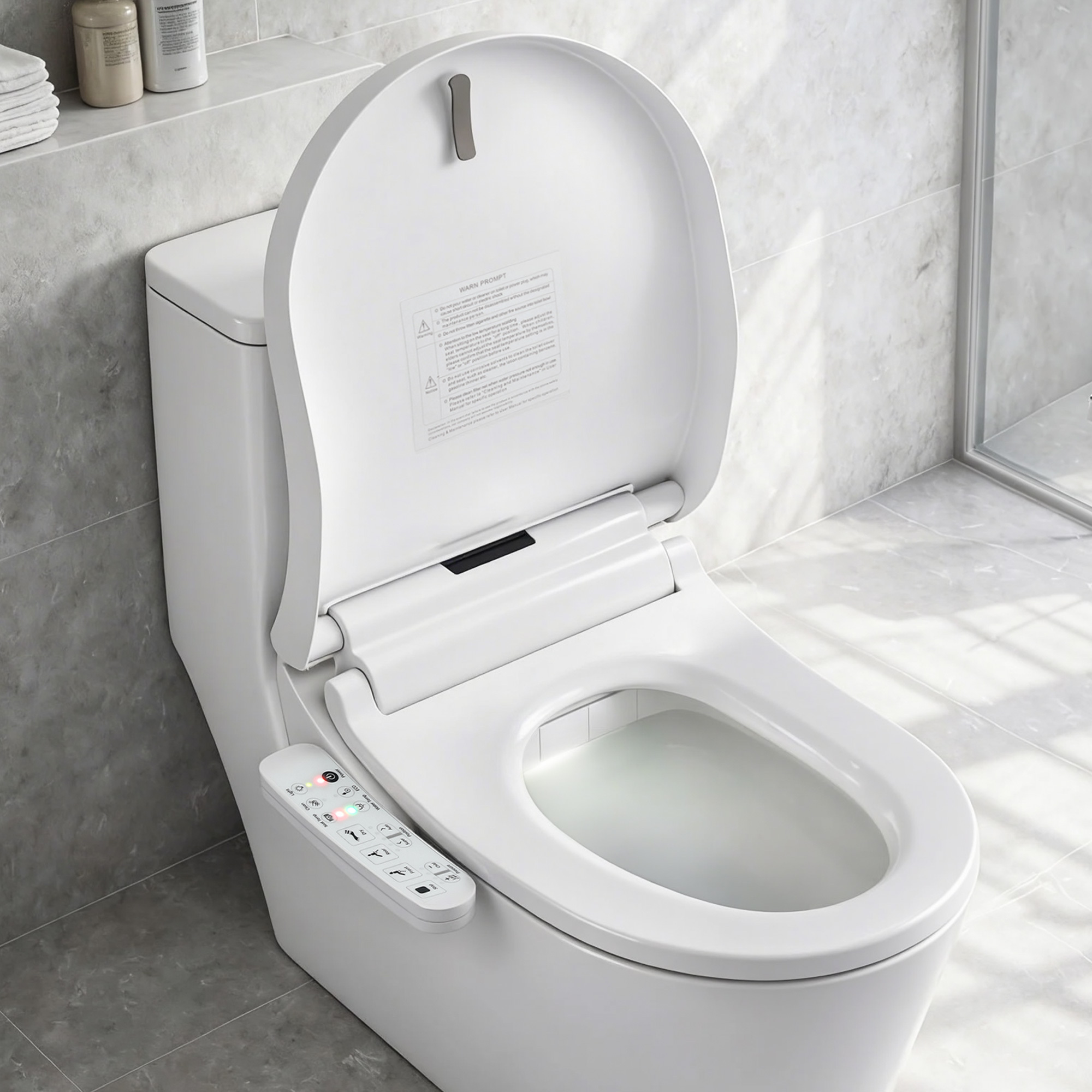TEMU Cefito Smart Electric Bidet Toilet Seat Cover Material Certified