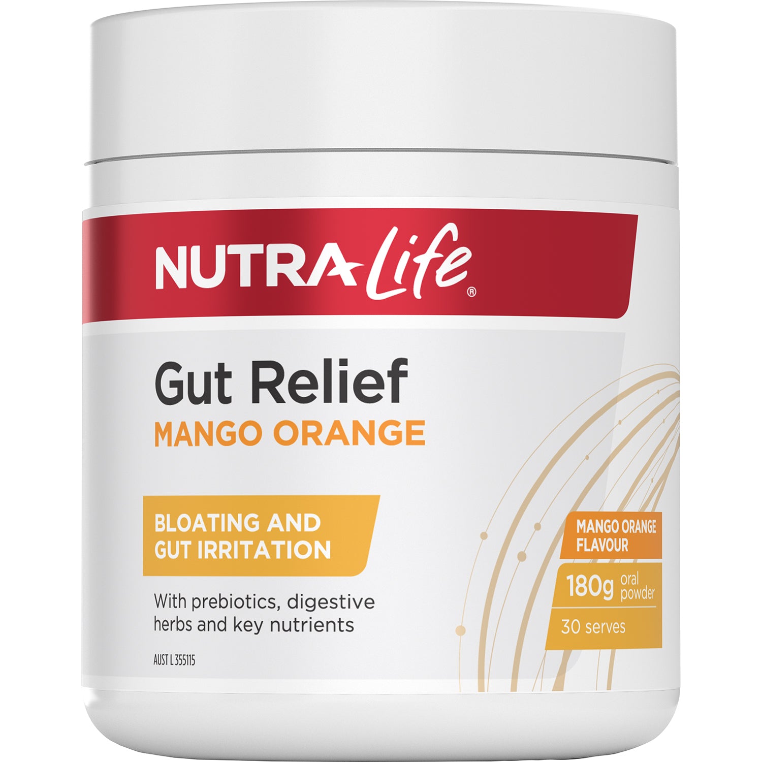 NUTRALIFE GUT RELIEF MANGO 180g