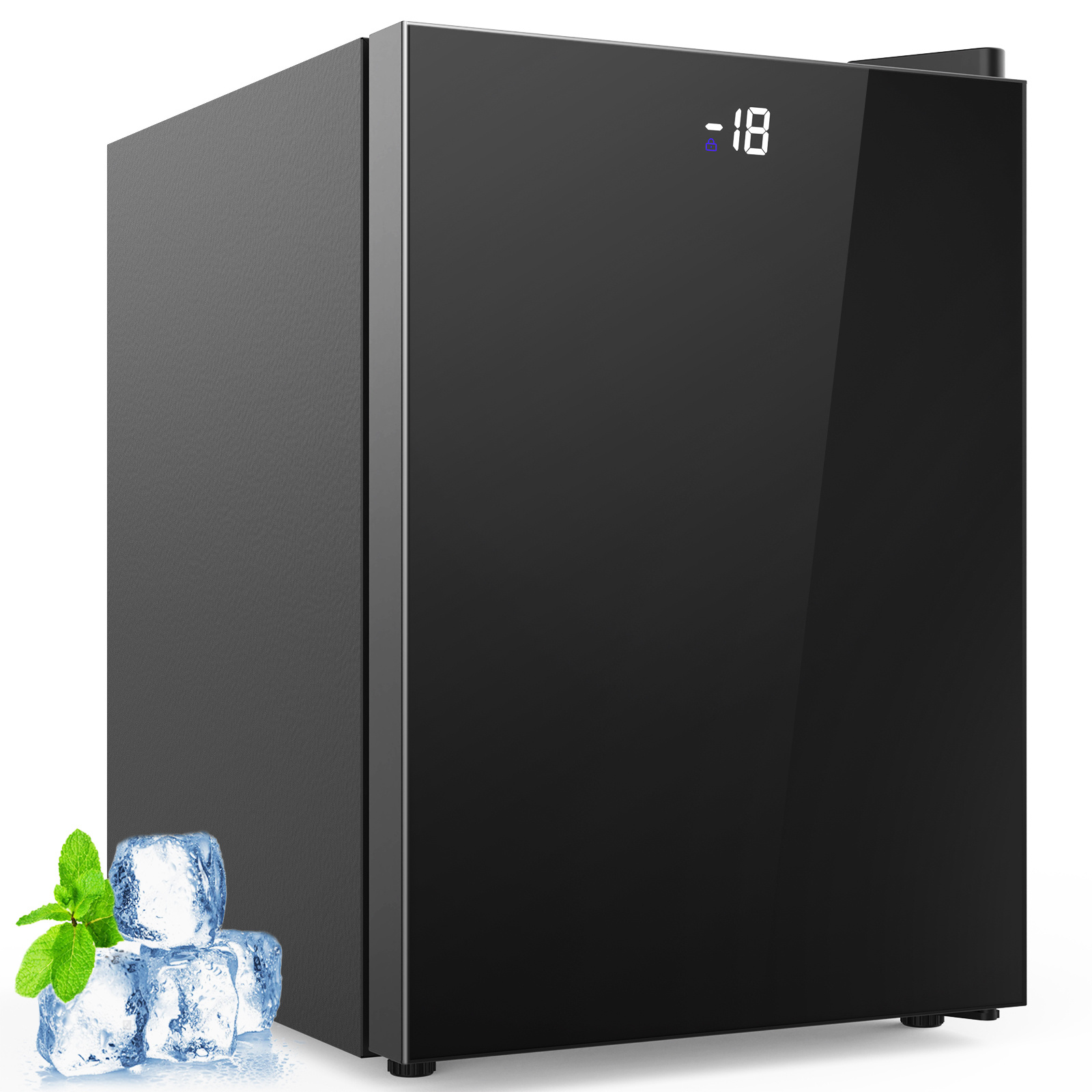 TEMU Advwin Upright Freezer 60l Black
