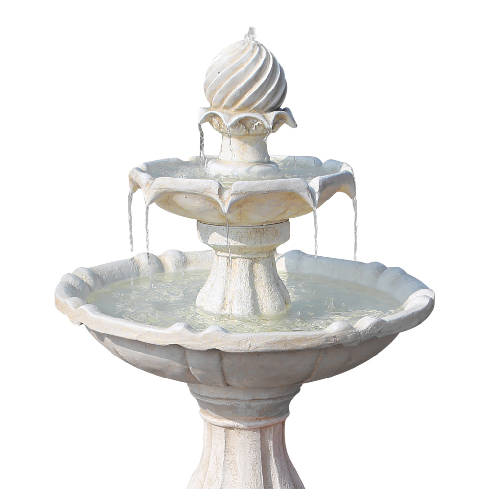   solar fountain water feature pump kit bird bath outdoor indoor ivory Product details 3