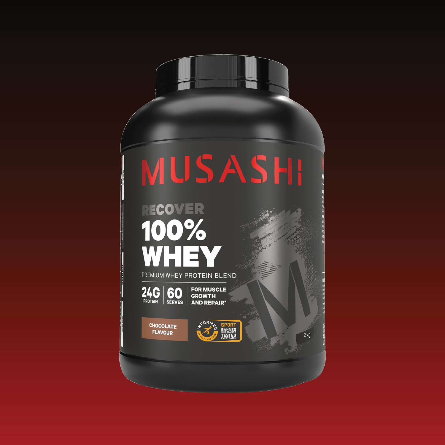 Musashi 100% Whey Chocolate Milkshake 900g