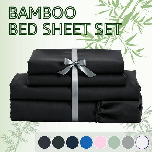 3 4pcs 2000tc bamboo bed sheets set cooling sheets super wrinkle season sheet pillowcase sets fit 35 40 cm deep pocket bamboo bed sheet sets family great gifts