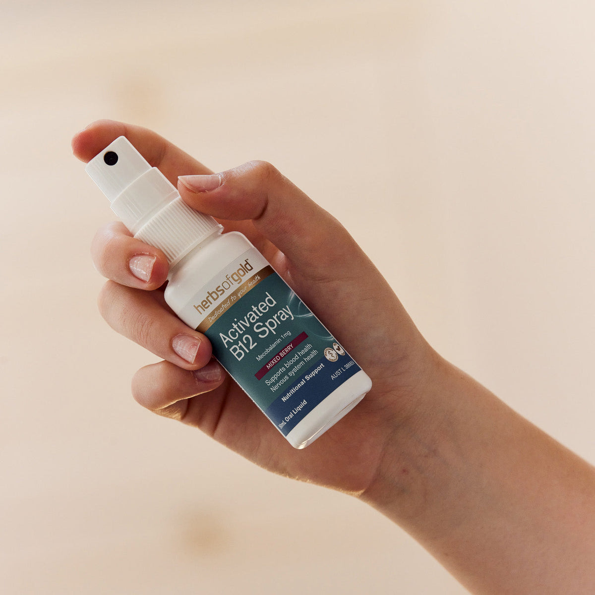 Herbs of Gold Activated B12 Spray 50mL