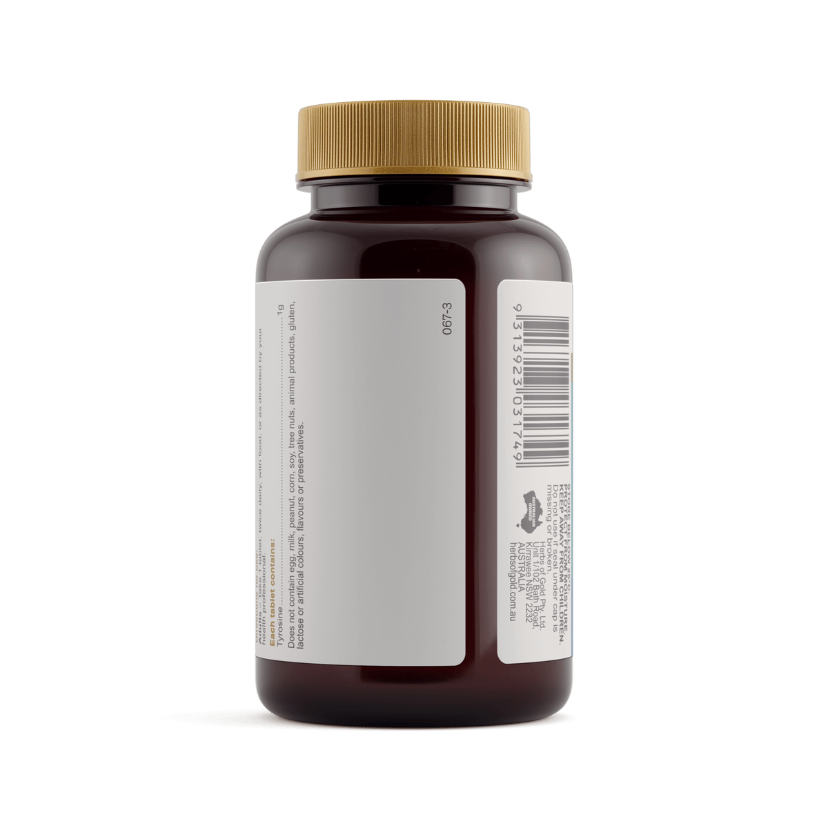 Herbs of Gold Tyrosine 1000 60 Tablets