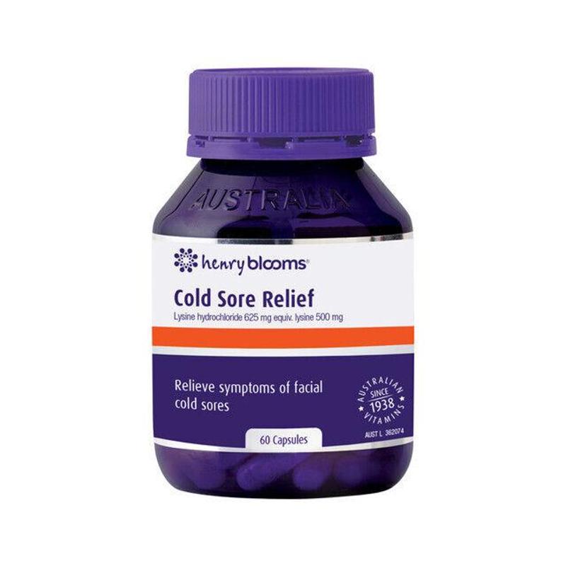 Henry Blooms Cold Sore Relief 60 Capsules