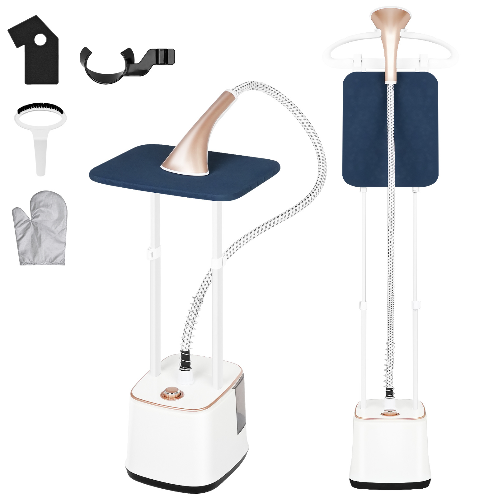 TEMU Advwin Standing Garment Steamer, Handheld Clothes Steamer With 2.7l Tank, Portable Steam Iron Wrinkle Remover With Adjustable Pole, Flat Hanging