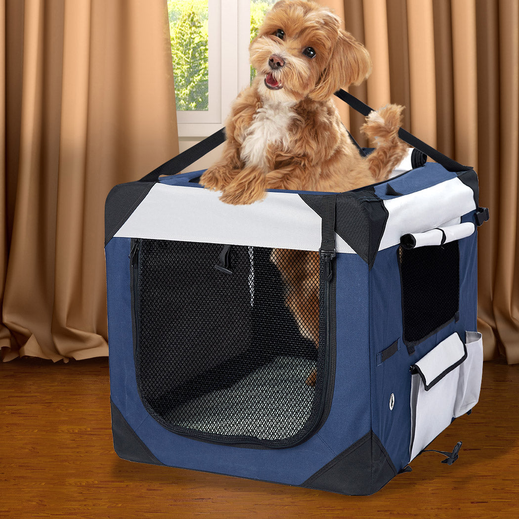 Pet Carrier Bag Dog Puppy Spacious Outdoor Travel Hand Portable Crate M - Image 5