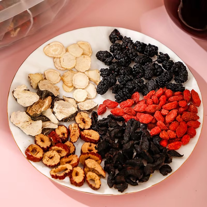 Five Treasure Tea Energy Herbal Tea Honeymoon Herbal Tea Mix for Healthy Liver