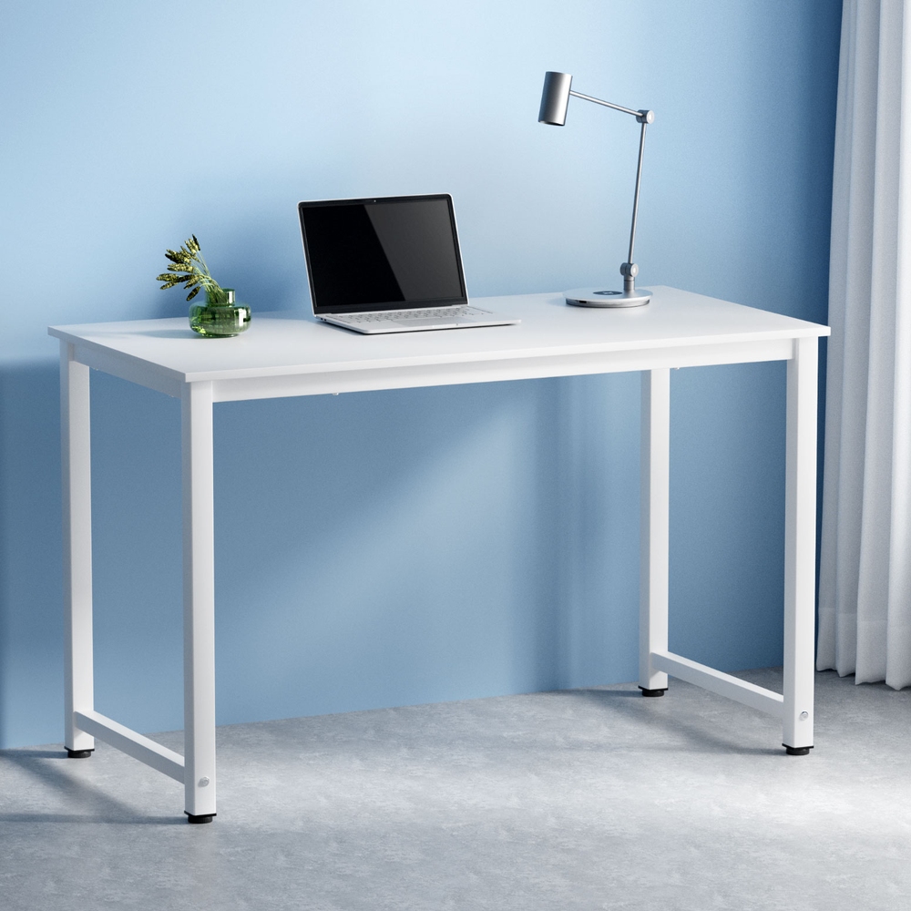TEMU Artiss Computer Desk Home Office Study Table Laptop Pc Desks White 120cm