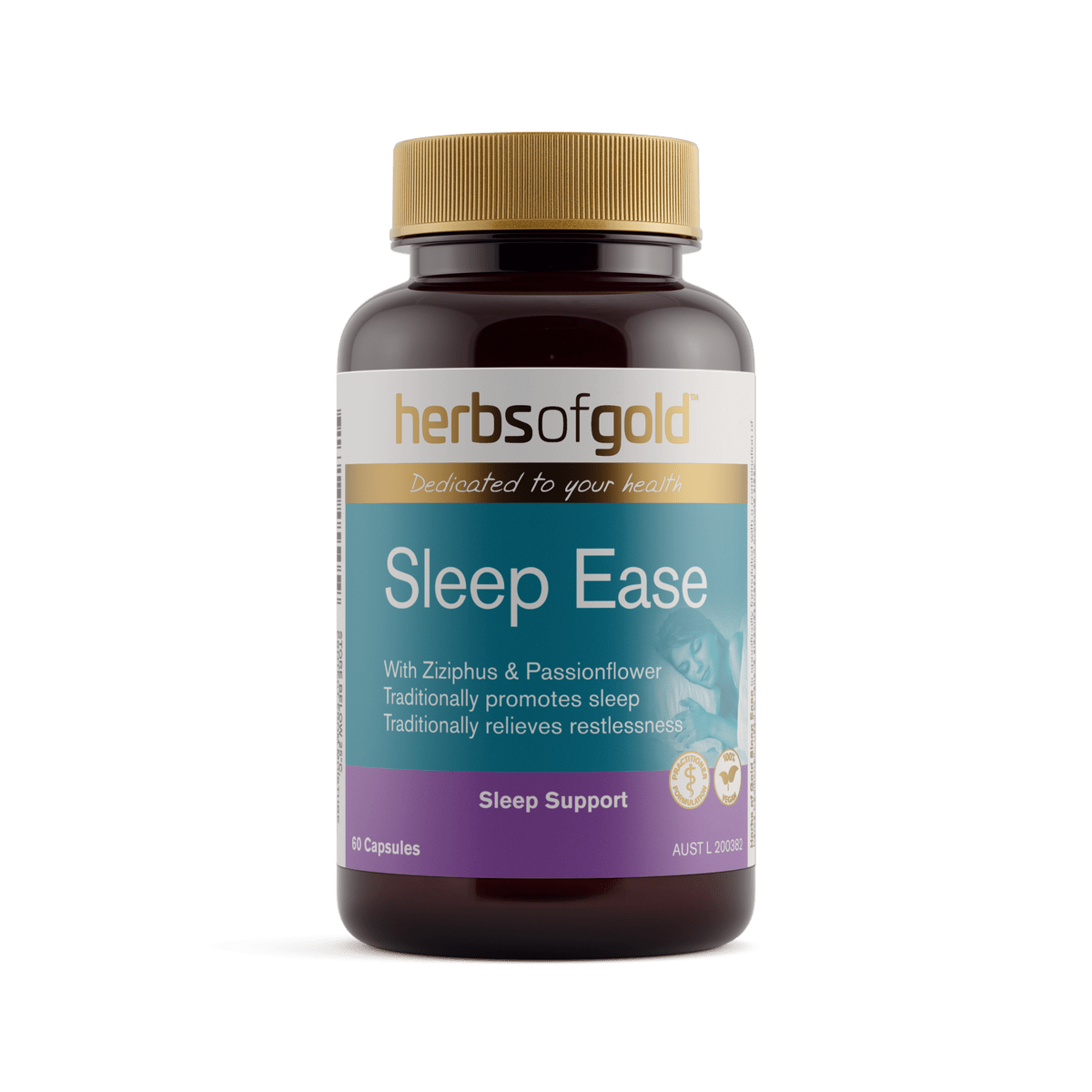 Herbs of Gold Sleep Ease 60 Capsules