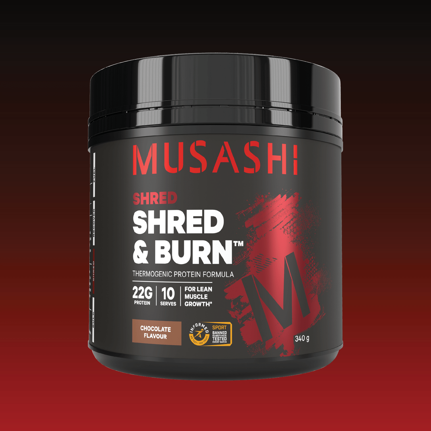Musashi Shred & Burn Vanilla Milkshake 900G