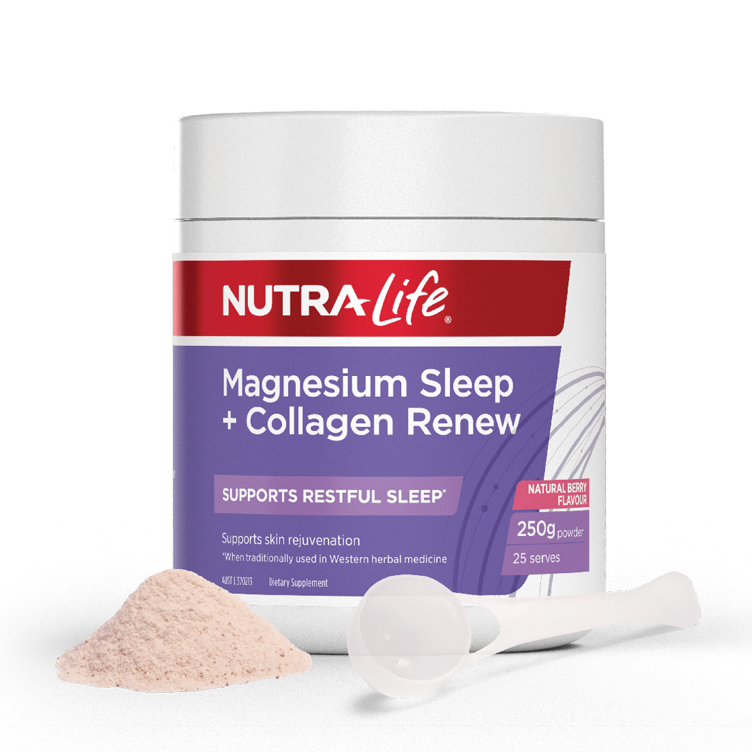 Nutra-Life Magnesium Collagen Berry Flavored Powder 250G