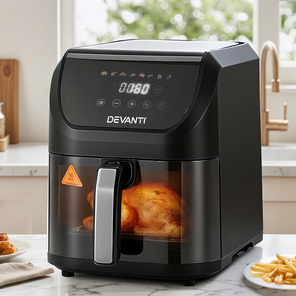 Devanti Air Fryer in Use