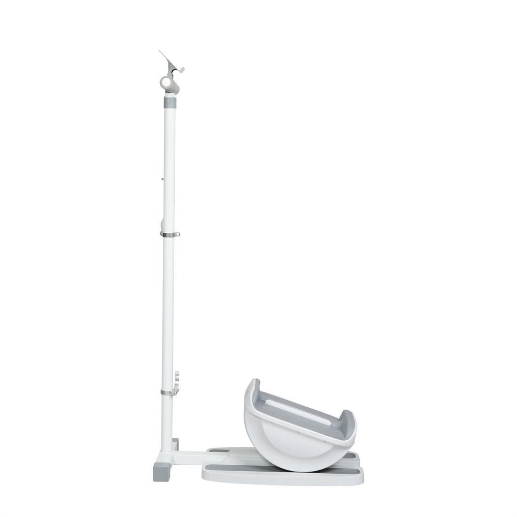 Centra Adjustable Slant Board Calf Stretcher with Handle & Phone Holder, Non-Slip Leg Stretch Board, Portable Home Fitness Stretching Equipment, 250kg Load – White - Image 6