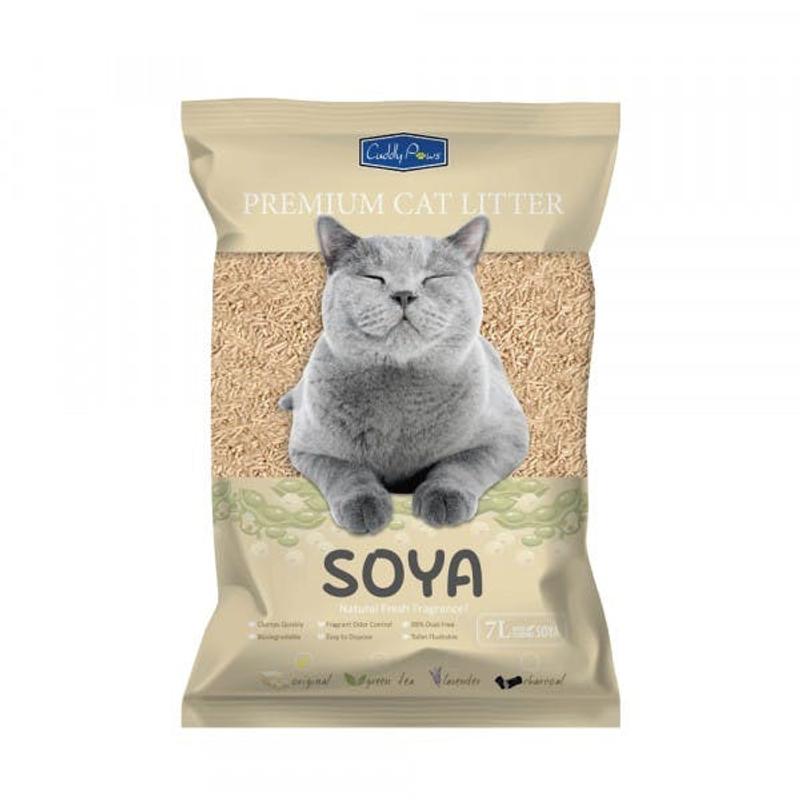 Cuddly Paws Soy Cat Litter Original 7ltr