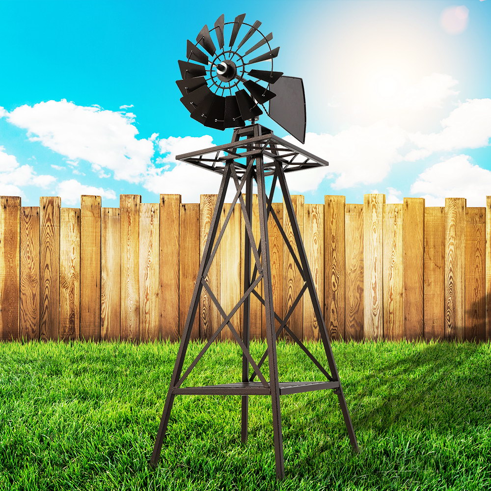   garden windmill 120cm metal ornaments outdoor decor ornamental   Product details 0