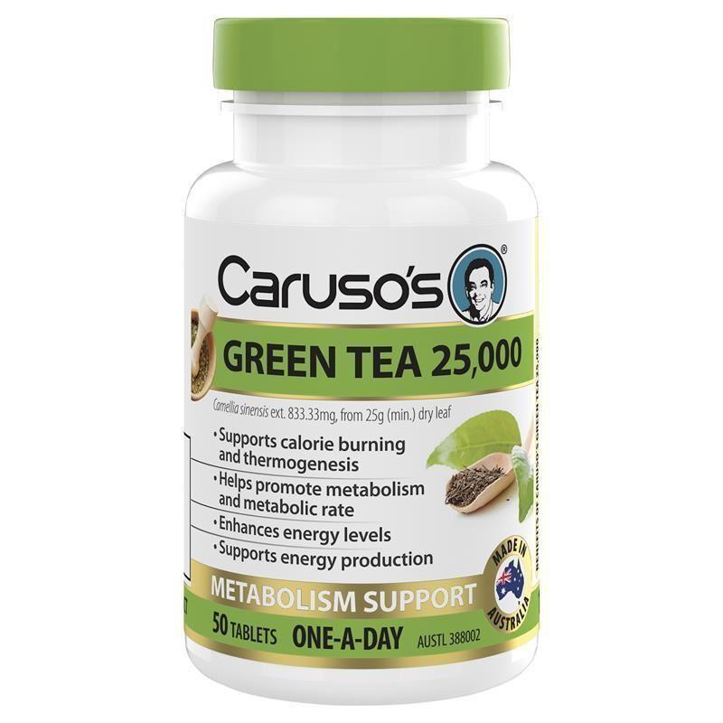 Caruso'S Green Tea 25000 50 Tablets