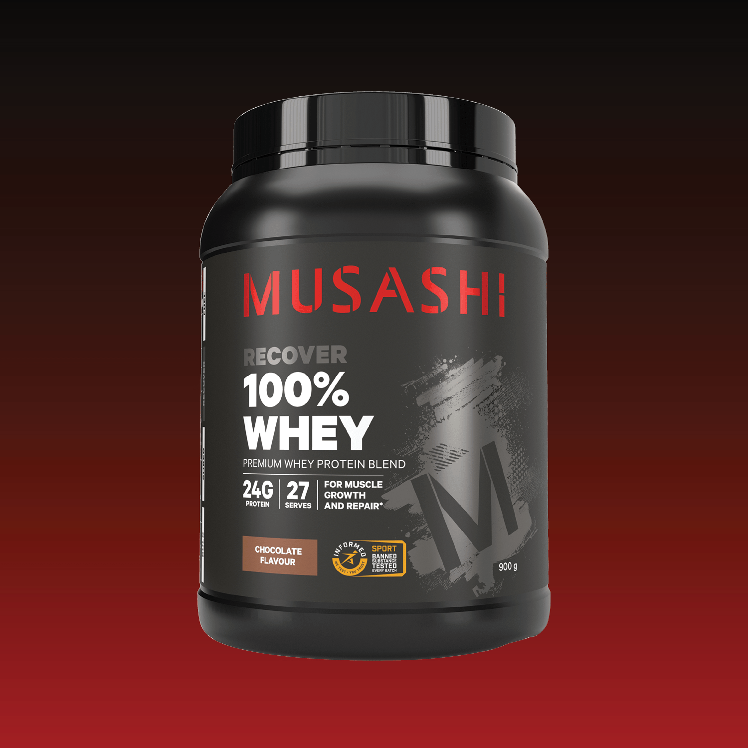 Musashi 100% Whey Chocolate Milkshake 900g