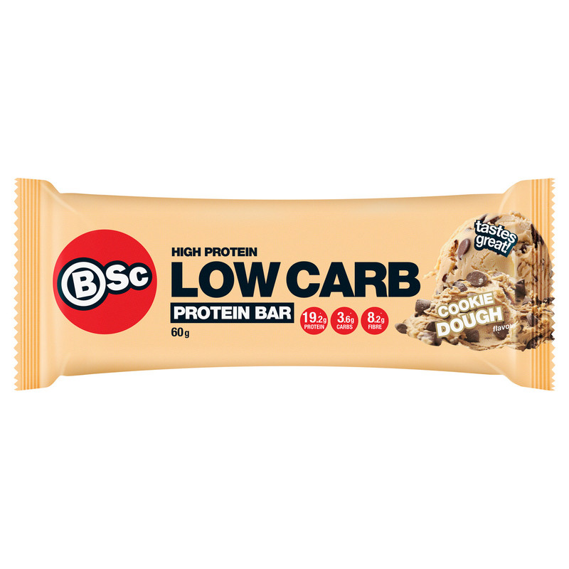 Bsc Low Carb Protein Bar Cookie Dough 60G