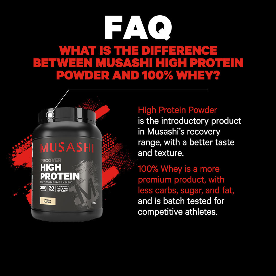 Musashi High Protein Chocolate Milkshake 900g